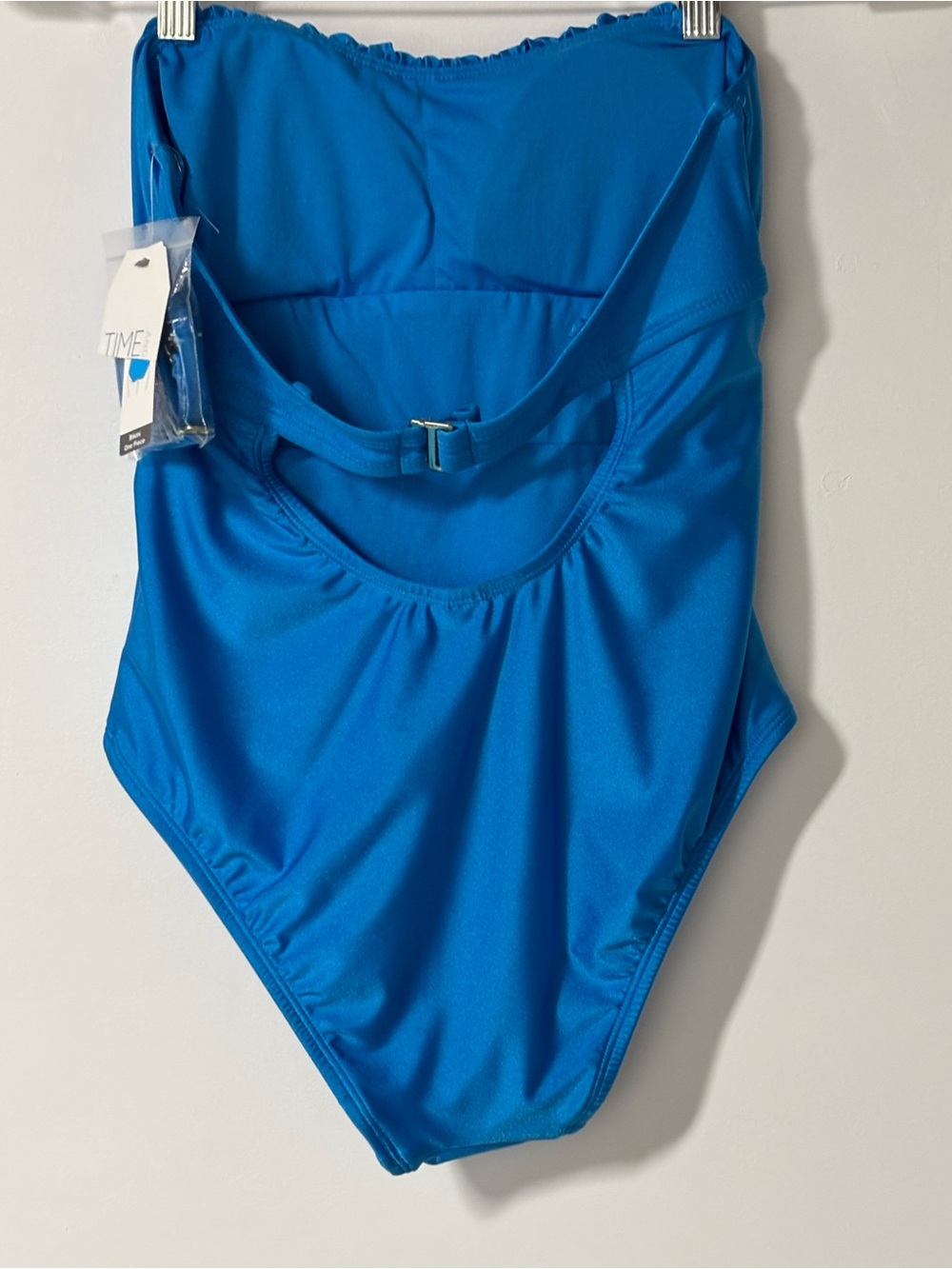 Time and Tru Royal Blue Strapless One-Piece Swimsuit Size S (4-6) - Picture 2 of 11